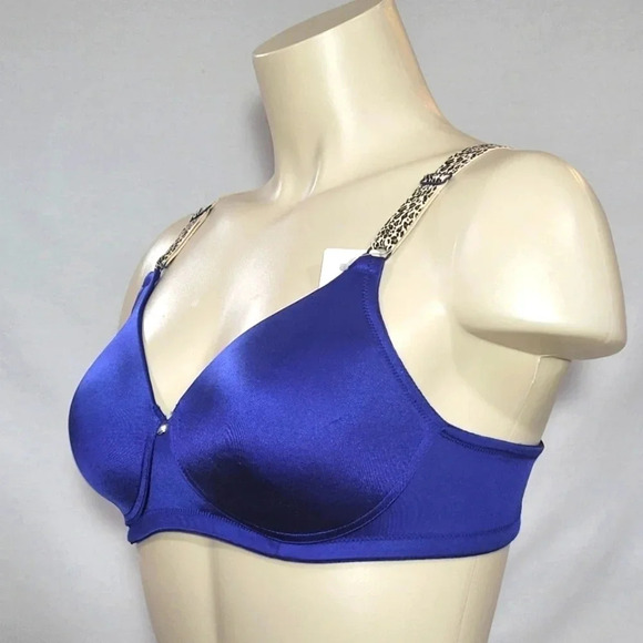 36B Warner's 1281 Secret Makeover Lift Wire-Free Bra Blue NWT - Picture 2 of 4